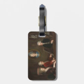 Portret Mozart-serie Bagagelabel (Achterkant verticaal)