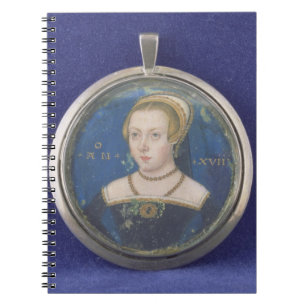 Portret of a Lady, eventueel Lady Jane Gray, c.154 Notitieboek