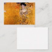 Portret of Adele Bloch-Bauer I, 1907 by Klimt Notitiekaartje (Voorkant / Achterkant)
