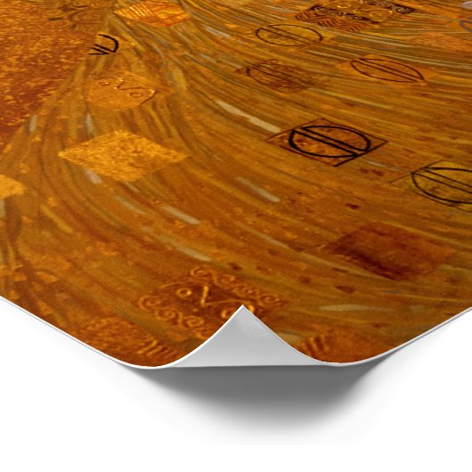 Portret of Adele Bloch-Bauer I, 1907 by Klimt Poster (Hoek)