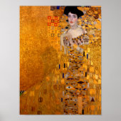 Portret of Adele Bloch-Bauer I, 1907 by Klimt Poster (Voorkant)
