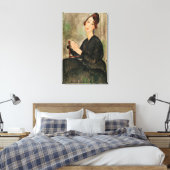 Portret of Dedie Hayden, 1918 Canvas Afdruk (Insitu (Slaapkamer))