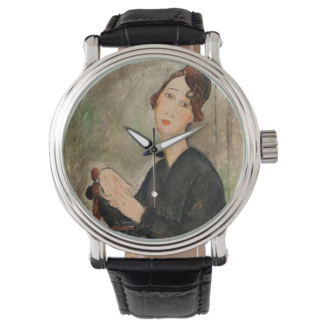 Portret of Dedie Hayden, 1918 Horloge (Voorkant)