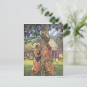 "Portret of Faase" - Briefkaart John LaFarge (Staand voorkant)