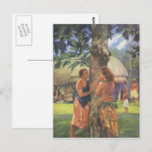 "Portret of Faase" - Briefkaart John LaFarge (Voorkant / Achterkant)