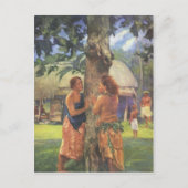 "Portret of Faase" - Briefkaart John LaFarge (Voorkant)