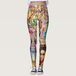 PORTRET ONTWERPER COLLAGE LEGGINGS
