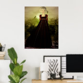 Portret op zonsondergang poster (Thuiskantoor)