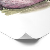 Portret Paarse Owl- en Ladybug-afdrukken Poster (Hoek)