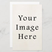 Portret papier voor briefpapier (Voorkant / Achterkant)