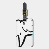 Portret portret portret bagagelabel (Voorkant verticaal)