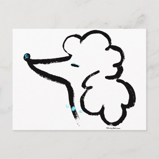 Portret portret portret briefkaart (Voorkant)