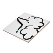 Portret portret portret tegeltje (Zijkant)