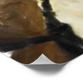 Portret Poster Akhal-Teke Horse (Hoek)