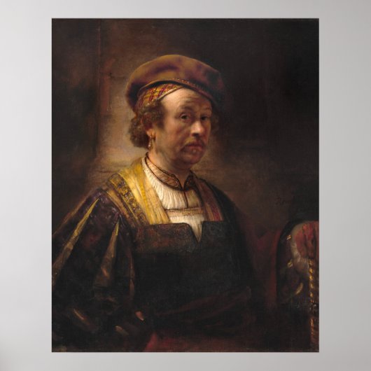 Portret - Poster met Rembrandt Fine (Voorkant)