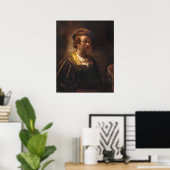 Portret - Poster met Rembrandt Fine (Thuiskantoor)