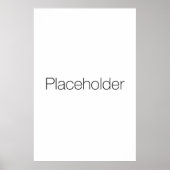 Portret poster sjabloon (Voorkant)