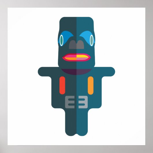 Portret Poster van Aü-Aa Clupkitz (Voorkant)