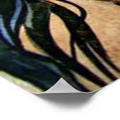 Portret Poster voor Arabische paarden (Hoek)