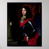 Portret Prince Edward van Palts in Armor Poster (Voorkant)