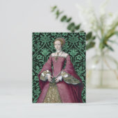 Portret Prinses Elizabeth Tudor, Queen Briefkaart (Staand voorkant)