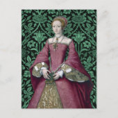 Portret Prinses Elizabeth Tudor, Queen Briefkaart (Voorkant)