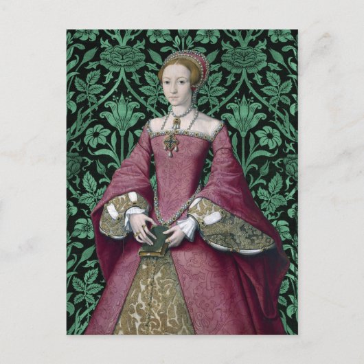 Portret Prinses Elizabeth Tudor, Queen Briefkaart (Voorkant)