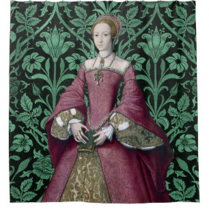 Portret Prinses Elizabeth Tudor, Queen Douchegordijn