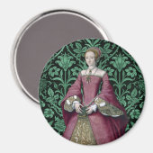 Portret Prinses Elizabeth Tudor, Queen Magneet (Voorkant / Achterkant)