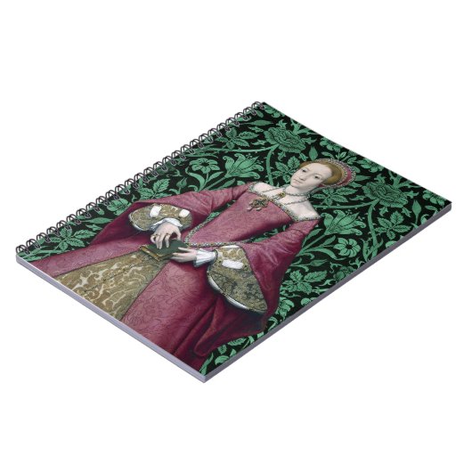 Portret Prinses Elizabeth Tudor, Queen Notitieboek (Linkerzijde)
