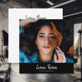 Portret QR Code Fotograaf Visitekaartje