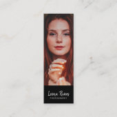 Portret QR Code Fotograaf Visitekaartje (Voorkant)