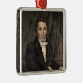 Portret Rene van Caillie Metalen Ornament (Rechts)