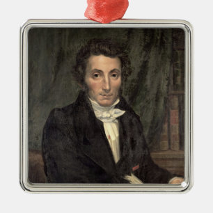 Portret Rene van Caillie Metalen Ornament