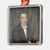 Portret Rene van Caillie Metalen Ornament (Links)