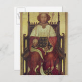 Portret Richard II "Het Westminster-portret" Briefkaart (Voorkant / Achterkant)