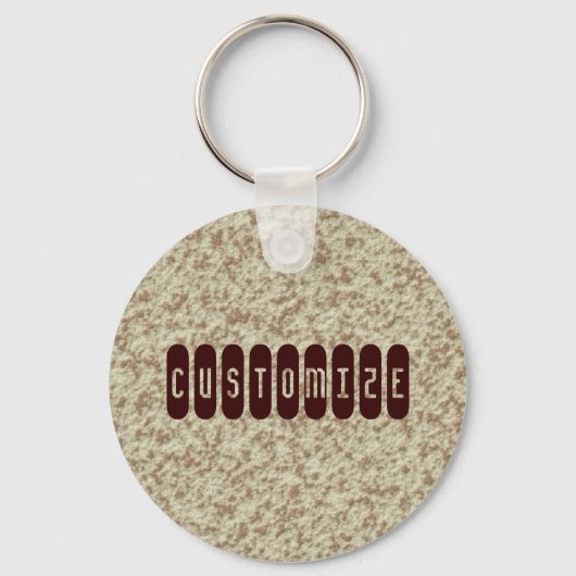 Portret - Sjabloon Sleutelhanger (Voorkant)