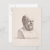 Portret Socrates Briefkaart (Voorkant / Achterkant)