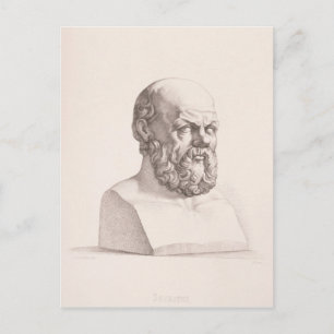 Portret Socrates Briefkaart