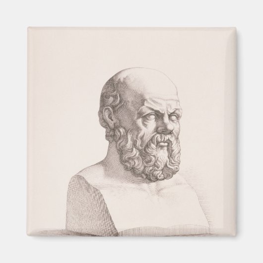 Portret Socrates Magneet (Voorkant)