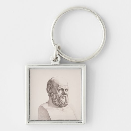 Portret SOCRATES Sleutelhanger (Voorkant)