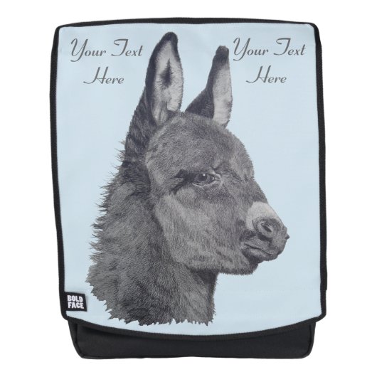 Portret Tekening Realistische Kunst Originele Leuk Rugtassen (Voorkant)