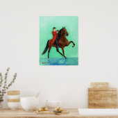Portret Tennessee Walking Horse Poster (Keuken)