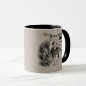 portret Tibetan Terrier Mok (Voorkant rechts)