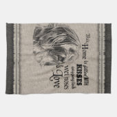  portret Tibetan Terrier Theedoek (Horizontaal)