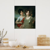 Portret van A. en V. Gagarin, 1802 Poster (Keuken)