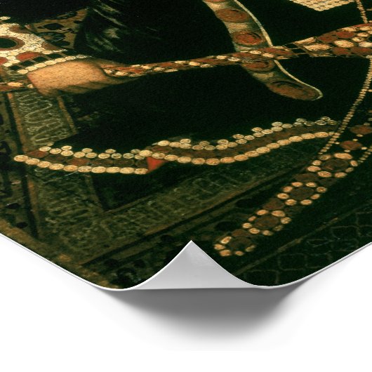 Portret van Abbas-Minza Poster (Hoek)