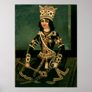 Portret van Abbas-Minza Poster
