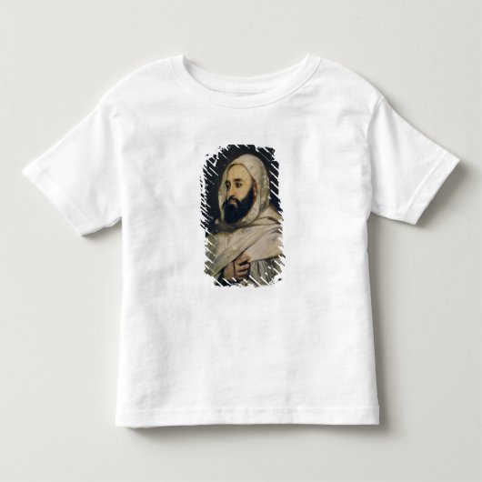 Portret van Abd el-Kader Kinder Shirts (Voorkant)