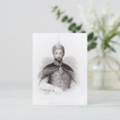 Portret van Abdulmecit Briefkaart (Staand voorkant)